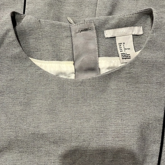 H&M work dress - light grey size 2 - Picture 2 of 3